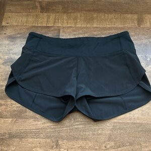 Lululemon athletica Black Speed Shorts